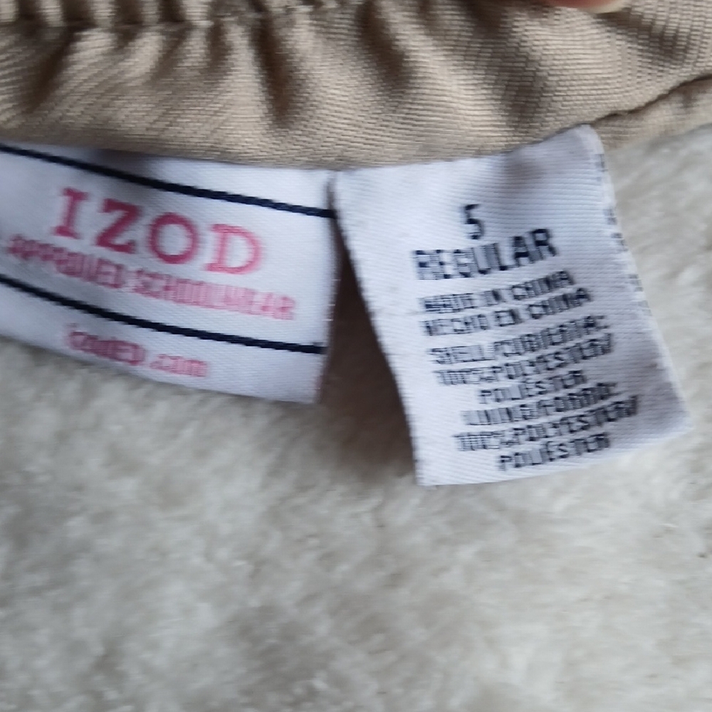 Izod Women's Pleated Skirt Trio in Navy and Beige - Picture 6 of 6